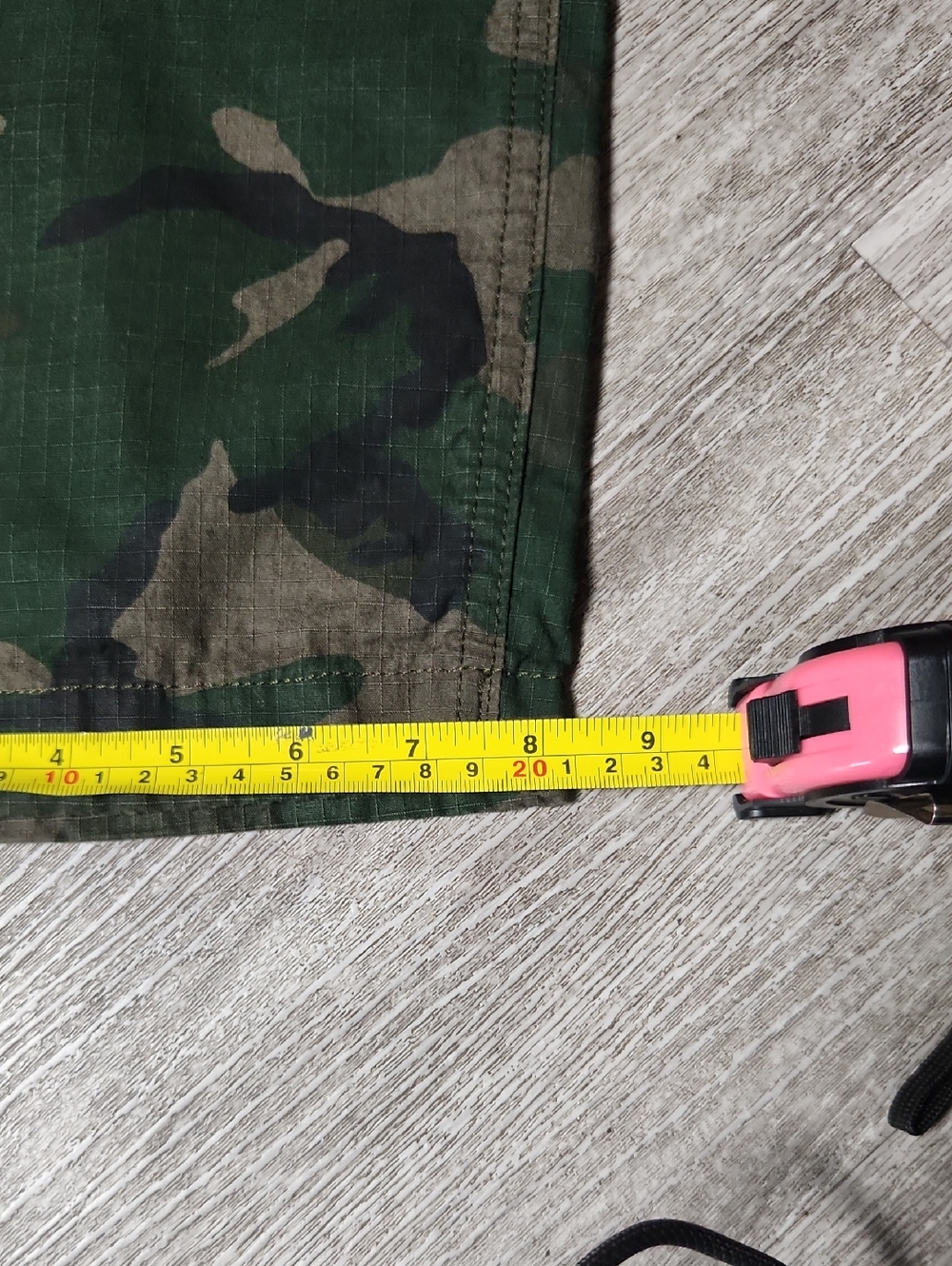Carhartt WIP Men's Green Woodland Camo Ripstop Cargo Pants - Picture 7 of 9